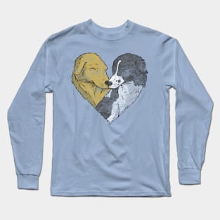 Puppy Love - Distressed Long Sleeve T-Shirt